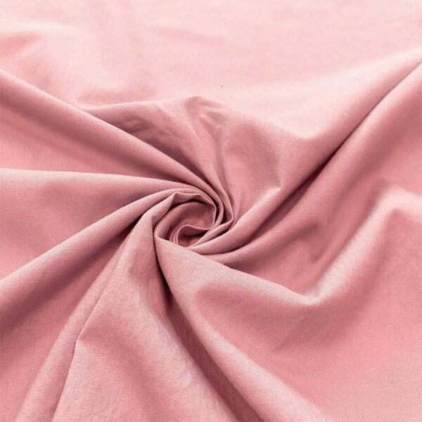 coton lavé rose thé