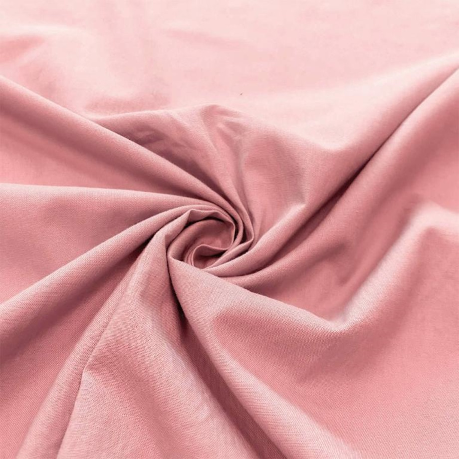 coton lavé rose thé