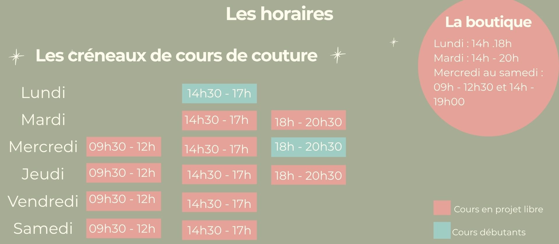 Les horaires Rue des nuages