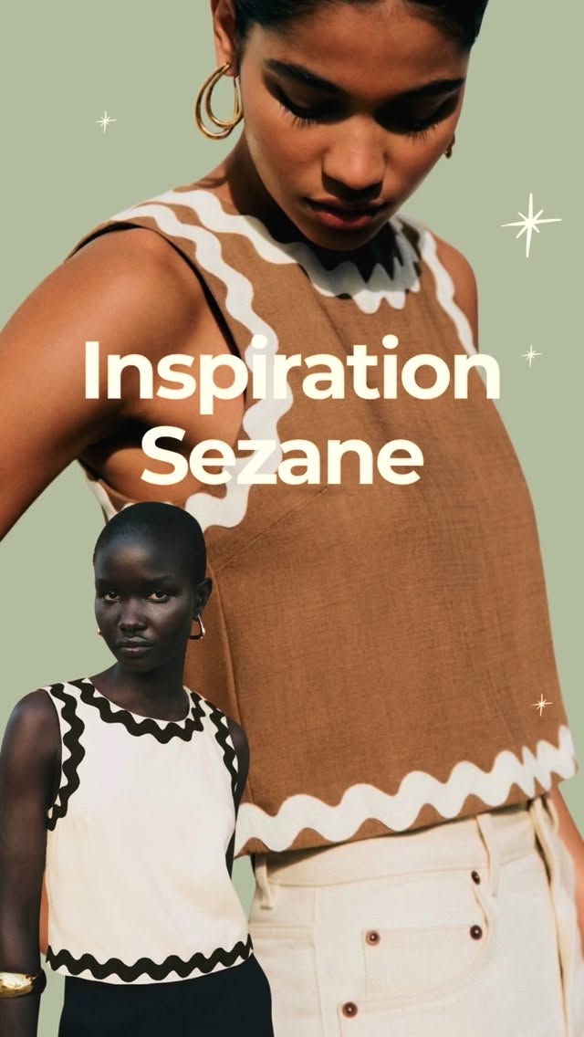 ✨ Inspiration Sézane ✨

On a toutes craqué pour ce joli top 🤩�Parfait au quotidien comme pour une cérémonie, il sera idéal pour l’été 🌞
Mais avouons-le… c’est encore plus chouette de le coudre soi‑même ! 🧵
�À l’atelier, on vous propose une personnalisation complète :�🎀 4 couleurs de croquets�🌿 6 couleurs de lin viscose
De quoi créer LE top qui vous ressemble ! @god_gift_fashion_design s’est prêté au jeu et bien sûr le rendu est canon 🤩

Pour le réaliser, vous pouvez utiliser le patron Romy de @evelynepatterns — et bonne nouvelle, il est gratuit ✨�Pensez simplement à l’imprimer pour le prochain cours 💕

Les références sont aussi disponibles sur le site 😉