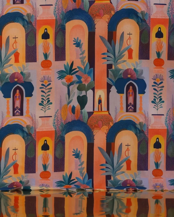 Tissu Lucia Madame Iris – Image 2