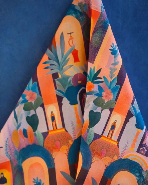 Tissu Lucia Madame Iris – Image 3