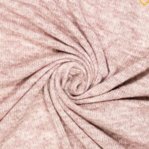 Maille chinée rose