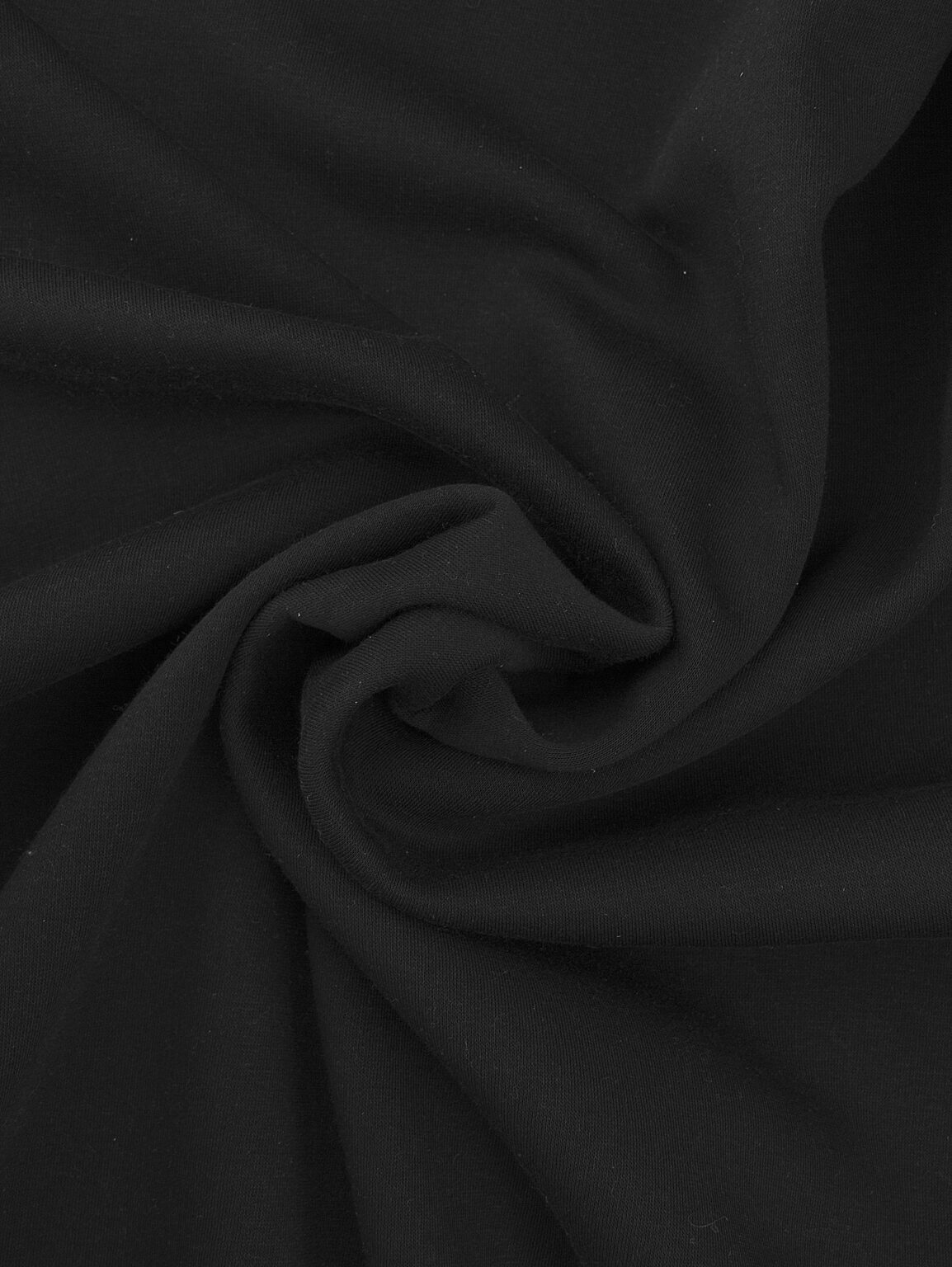 tissu molleton noir rue des nuages