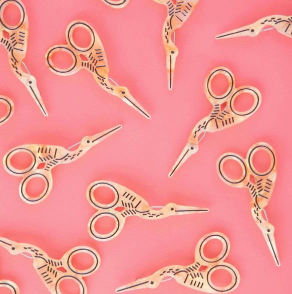 Barrette ciseaux de broderie