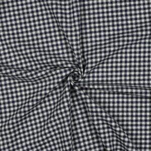 Flanelle de coton carreaux marine